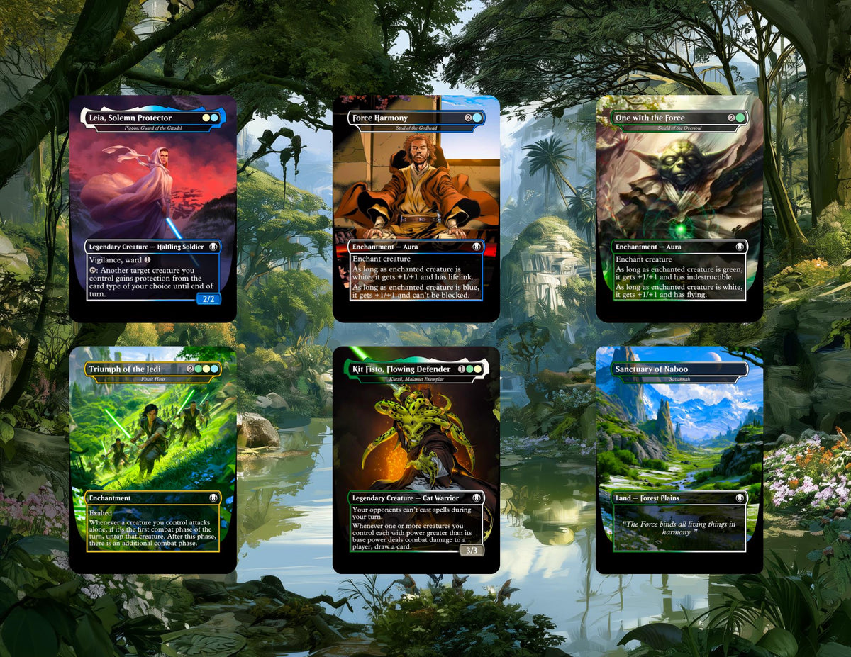 | New | JEDI AWAKENED – STAR WARS-THEMED COMMANDER DECK | 100-PIECE | ProxyTCG