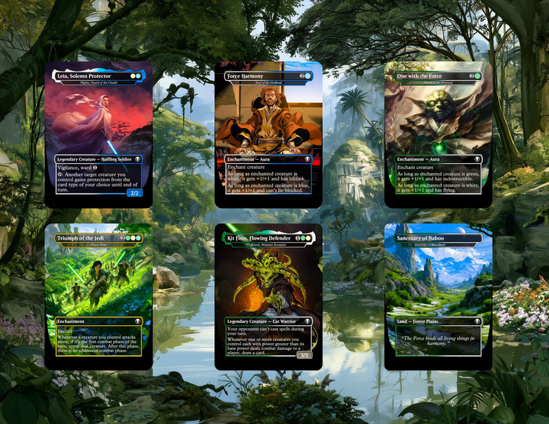 | New | JEDI AWAKENED – STAR WARS-THEMED COMMANDER DECK | 100-PIECE | ProxyTCG