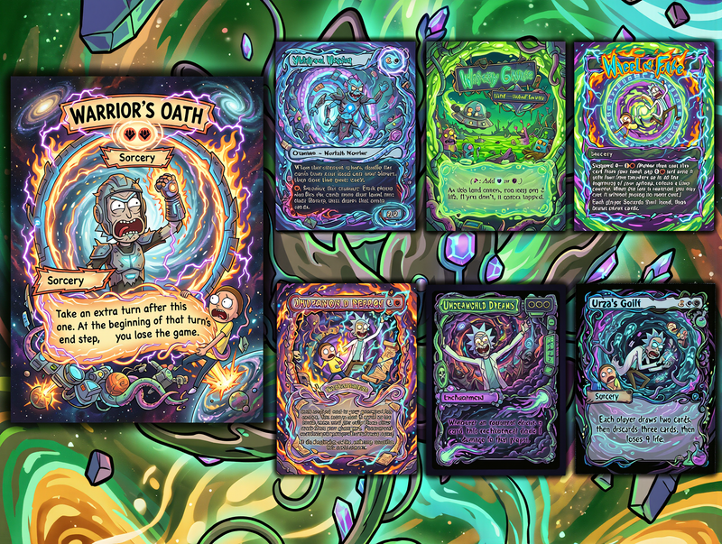 Nekusar, the Mindrazer – Ric.k & Mor.ty Commander Proxy Deck | 100 Cards