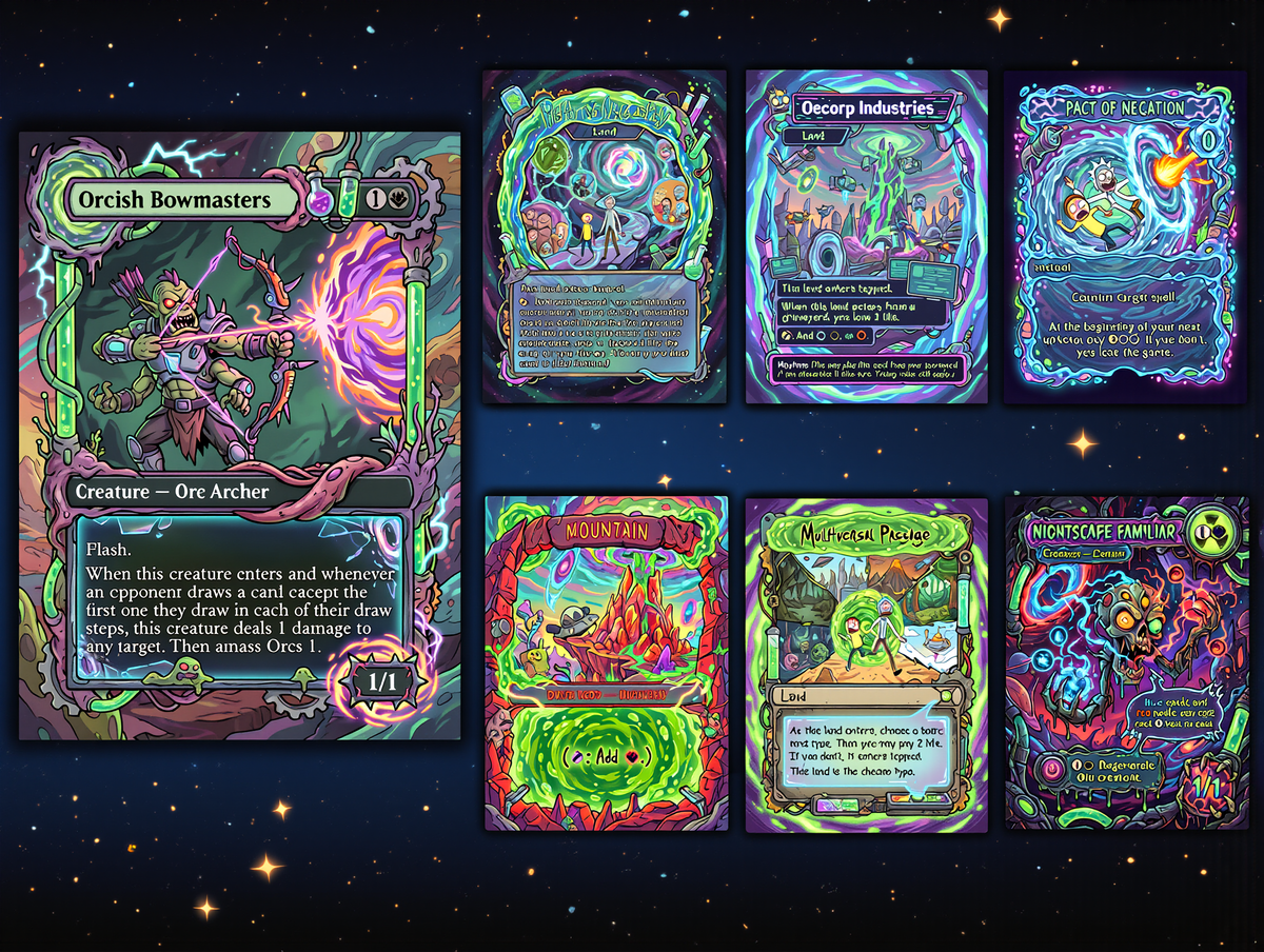 Nekusar, the Mindrazer – Ric.k & Mor.ty Commander Proxy Deck | 100 Cards