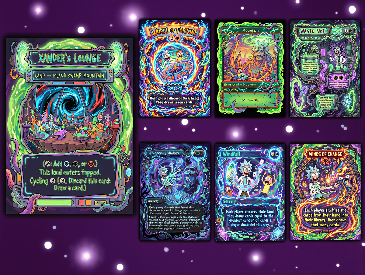 Nekusar, the Mindrazer – Ric.k & Mor.ty Commander Proxy Deck | 100 Cards