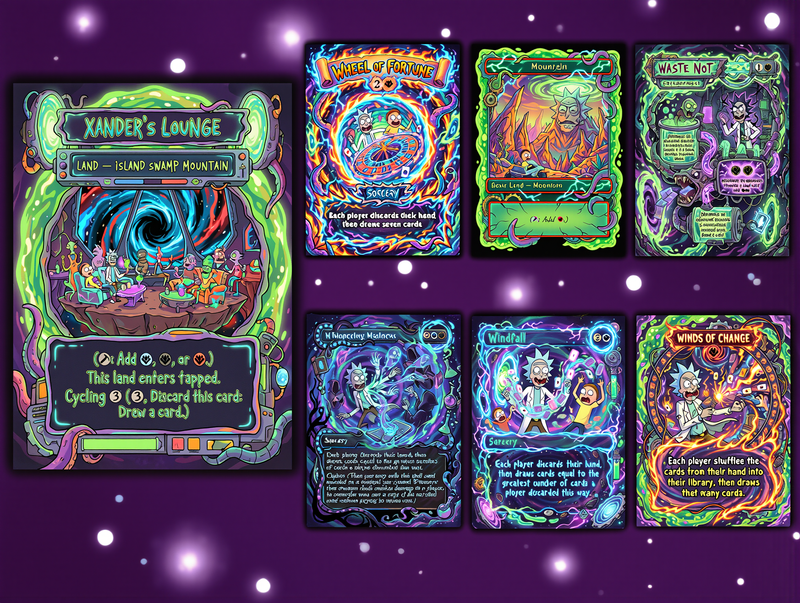 Nekusar, the Mindrazer – Ric.k & Mor.ty Commander Proxy Deck | 100 Cards