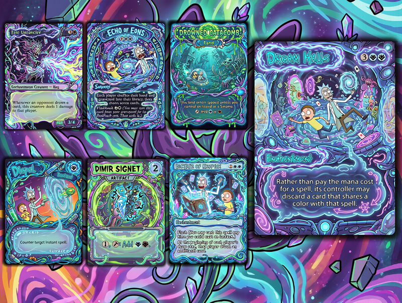 Nekusar, the Mindrazer – Ric.k & Mor.ty Commander Proxy Deck | 100 Cards