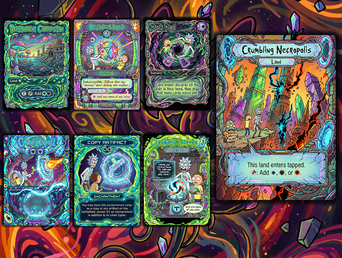 Nekusar, the Mindrazer – Ric.k & Mor.ty Commander Proxy Deck | 100 Cards