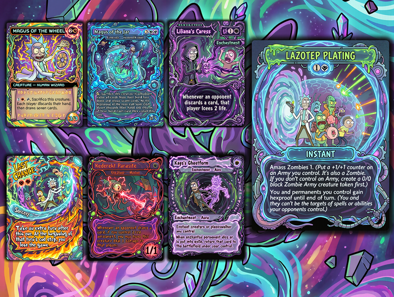 Nekusar, the Mindrazer – Ric.k & Mor.ty Commander Proxy Deck | 100 Cards