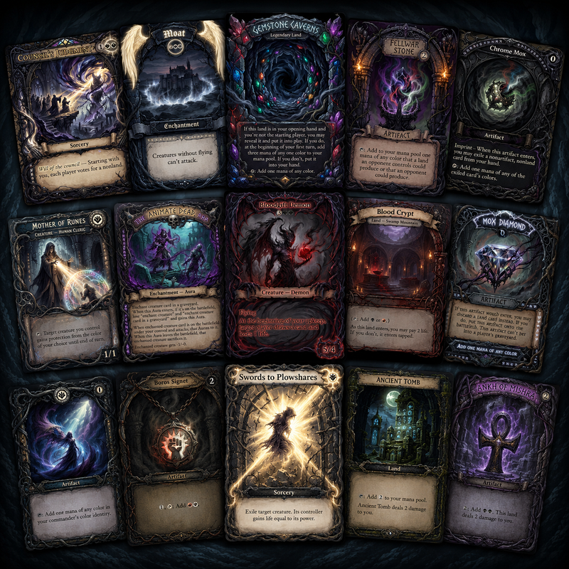 Wrath of Kaalia – Legendary Angel, Demon & Dragon Tribal Deck | 100 cards