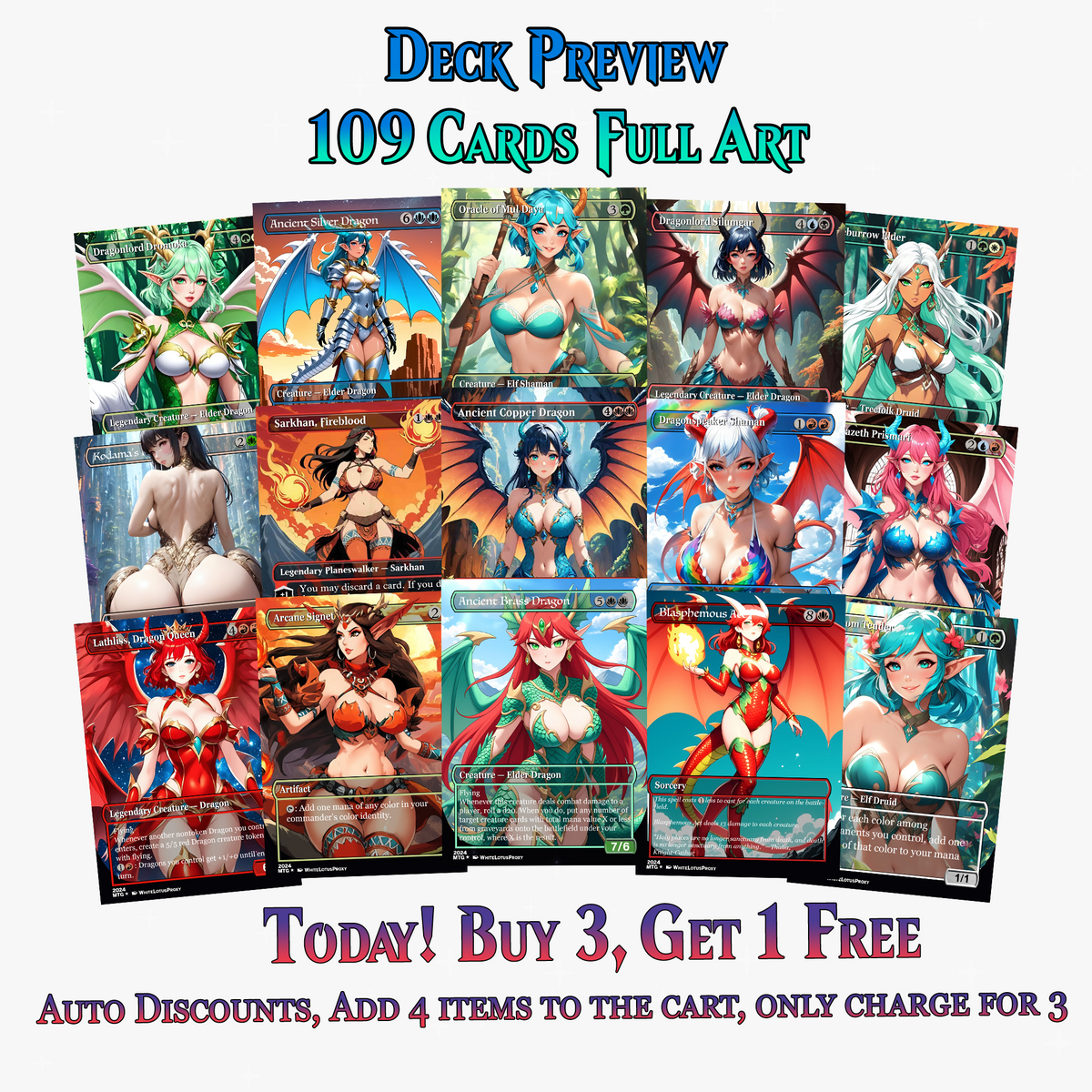 The UR-DRAGON Commander Deck – 109+ Cards | ProxyTCG