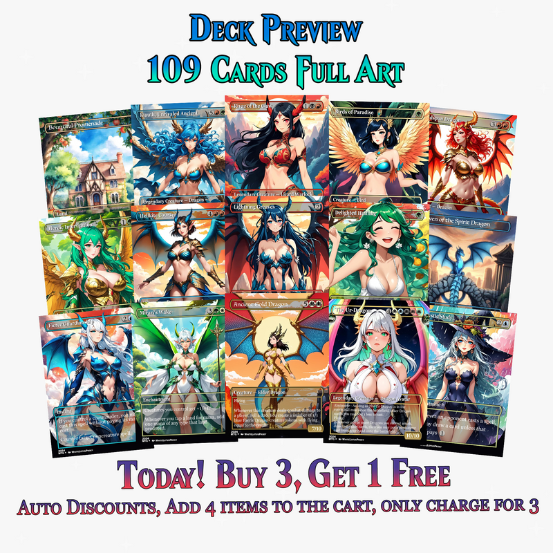 The UR-DRAGON Commander Deck – 109+ Cards | ProxyTCG