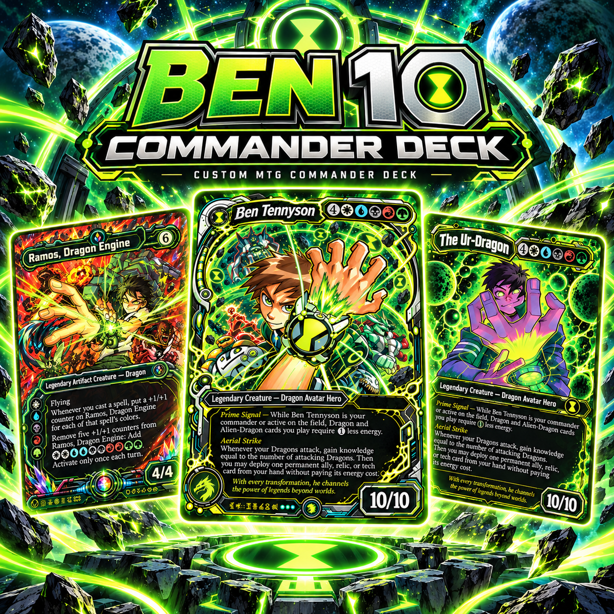Ben 10 Universe Commander Proxy Deck | Custom Art EDH Cards | ProxyTCG | LK-240 | image 1