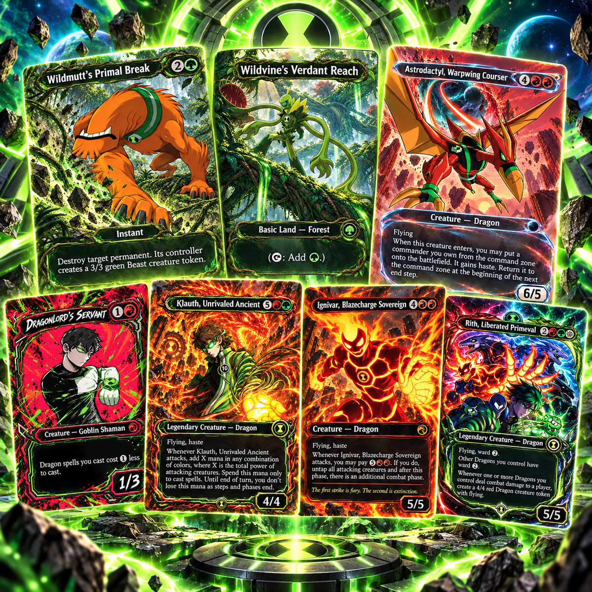 Ben 10 Universe Commander Proxy Deck | Custom Art EDH Cards | ProxyTCG | LK-240 | image 6