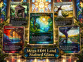 Stained Glass Mega EDH Land Pack | 55+ Cards | ProxyTCG