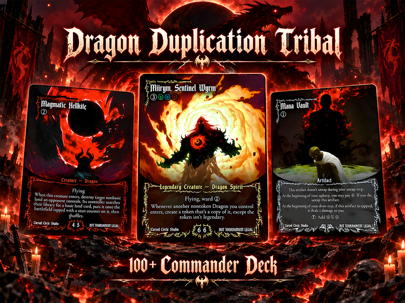 Dragon Duplication Tribal Commander Deck – 108+ Cards | ProxyTCG — 1