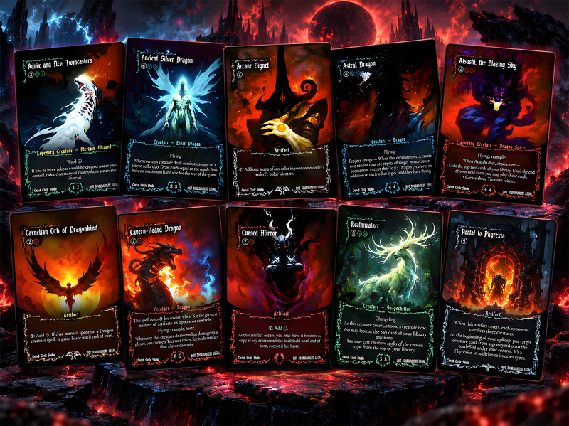 Dragon Duplication Tribal Commander Deck – 108+ Cards | ProxyTCG — 2