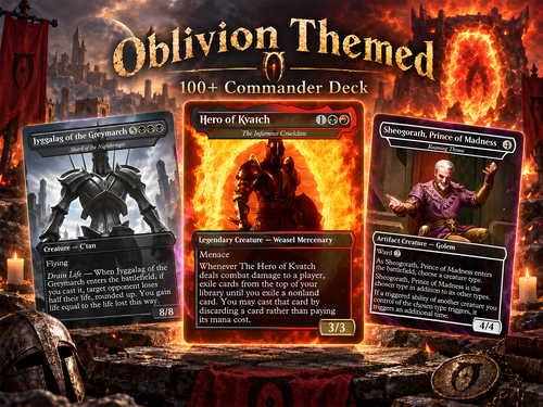 Oblivion Themed Commander Deck – 107+ Cards | ProxyTCG — 1