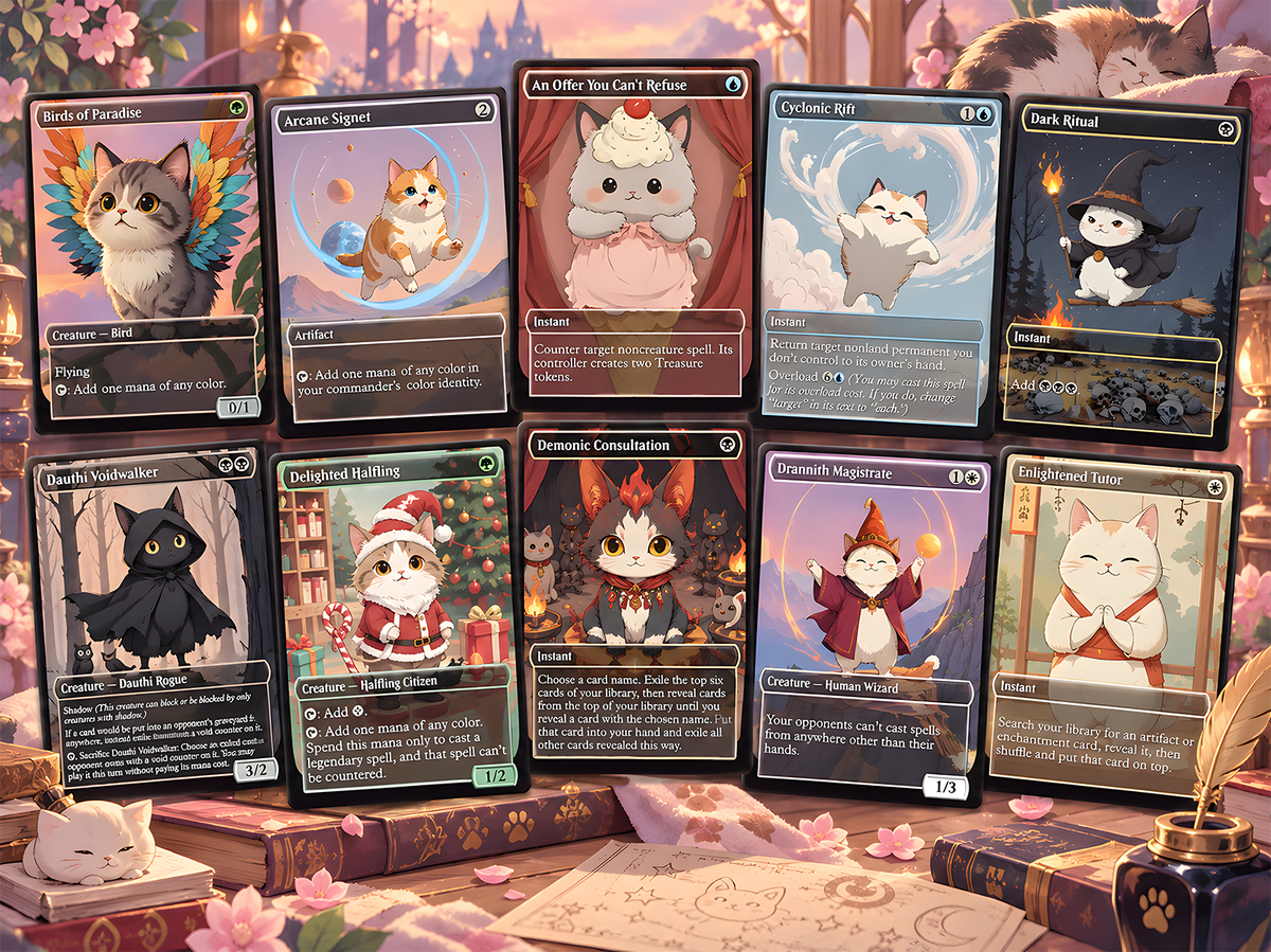 Atraxa Cat Cute Anime Commander Deck | 106+ Cards | ProxyTCG — 2