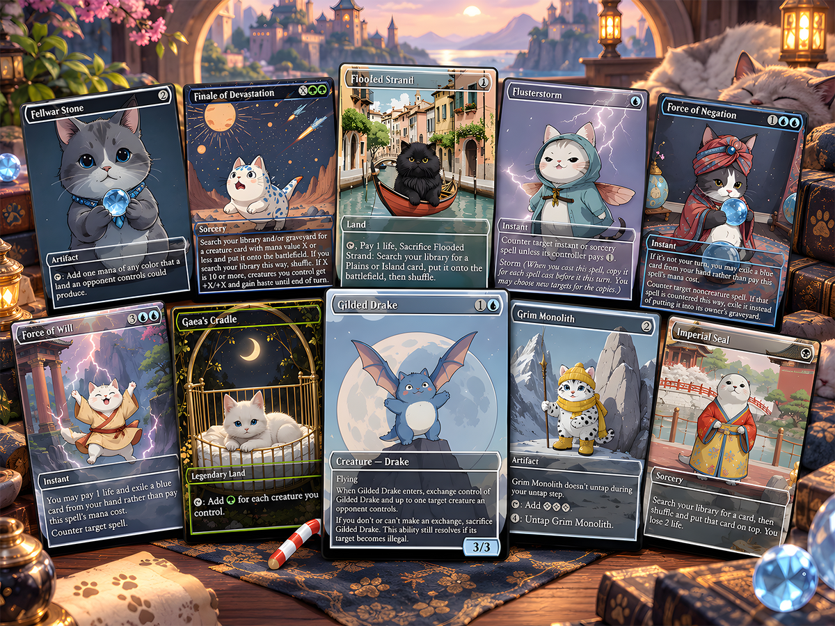 Atraxa Cat Cute Anime Commander Deck | 106+ Cards | ProxyTCG — 3