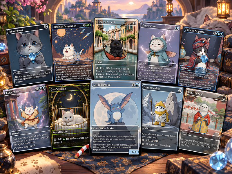 Atraxa Cat Cute Anime Commander Deck | 106+ Cards | ProxyTCG — 3