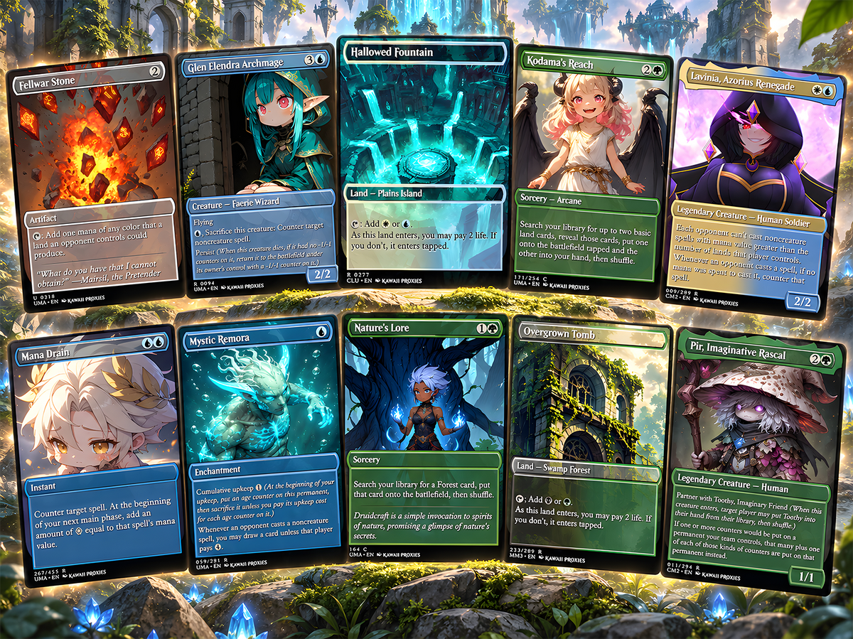 Greek Gods Chibi Atraxa Commander Deck| 113+ Cards | ProxyTCG — 2