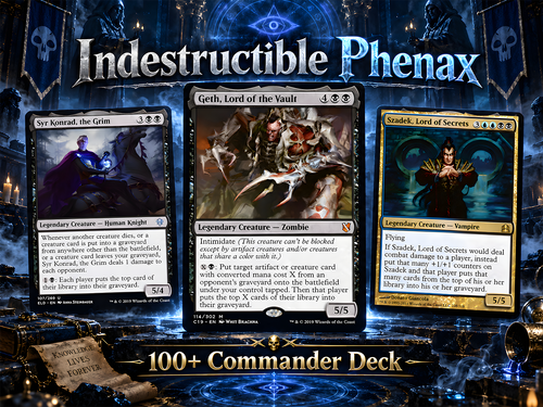 Indestructible Phenax Commander Deck –  106+ Cards - ProxyTCG — 1