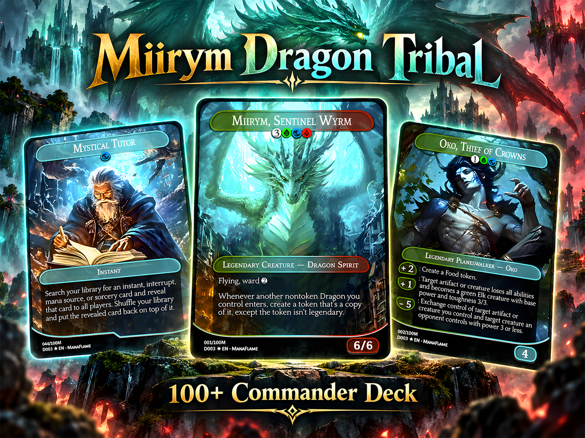 Miirym Dragon Tribal Commander Deck – 110+ Cards | ProxyTCG — 1