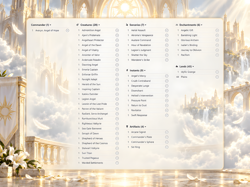Indestructible Angels Commander Deck – 100+ Cards - ProxyTCG — 5