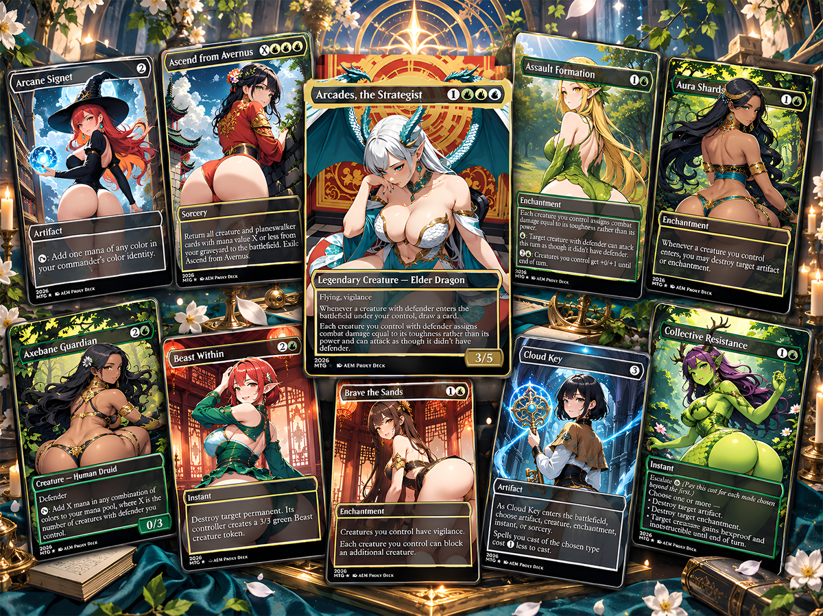 Arcades Walls Toughness Commander Deck - 117+ Cards | ProxyTCG — 2