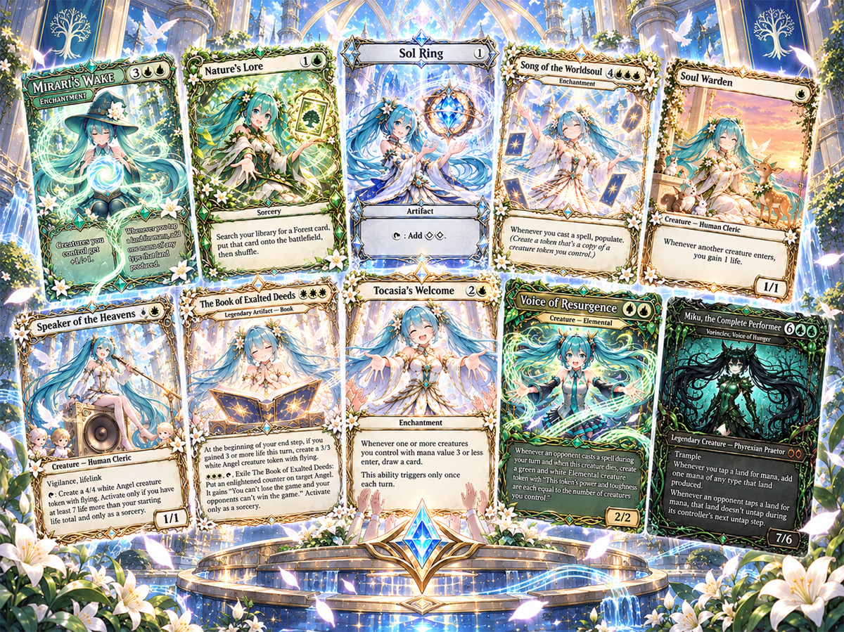 Hatsune Miku Inspired Proxy Commander Deck – 100 Cards | ProxyTCG — 2