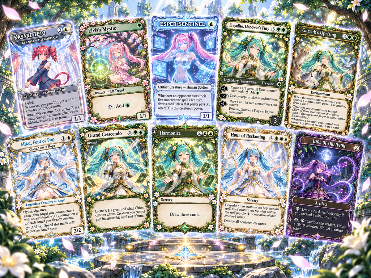 Hatsune Miku Inspired Proxy Commander Deck – 100 Cards | ProxyTCG — 3