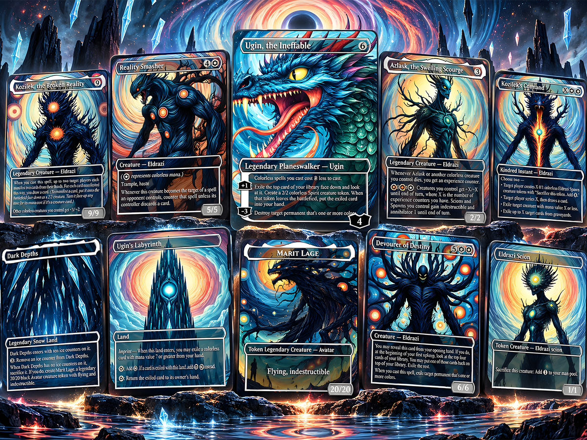 Eldrazi Proxy Deck – Ulalek Abstract MTG Commander | 126+ Cards | ProxyTCG — 2