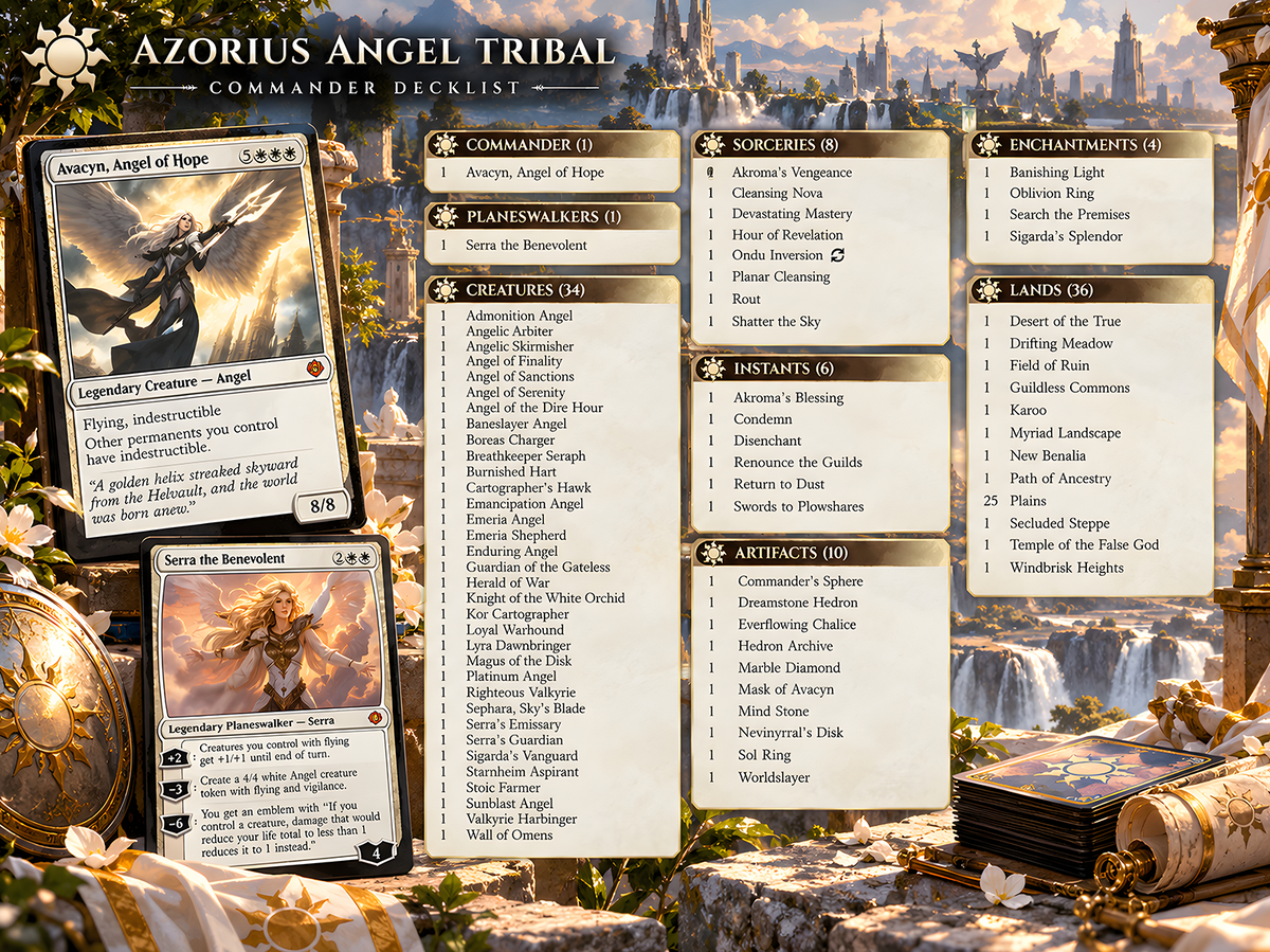 Avacyn Themed Commander Deck | 104+ Cards | ProxyTCG — 5