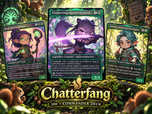 Squirrel Tribal Chatterfang Commander Deck | 123+ Cards | ProxyTCG