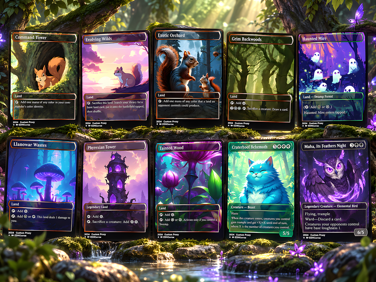Squirrel Tribal Chatterfang Commander Deck | 123+ Cards | ProxyTCG — 3