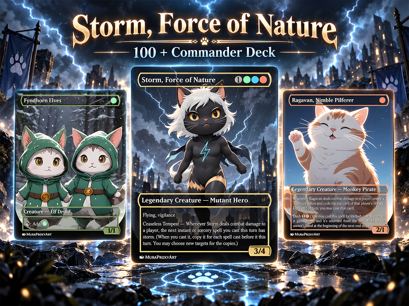 Storm, Force of Nature Commander Deck | 104+ Cards | ProxyTCG — 1