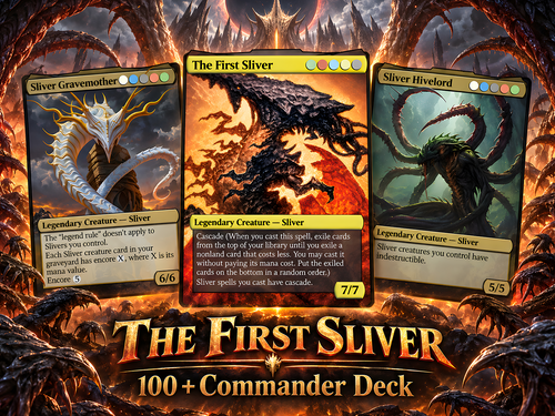 The First Sliver Custom Commander Deck | 115+ Cards | ProxyTCG — 1