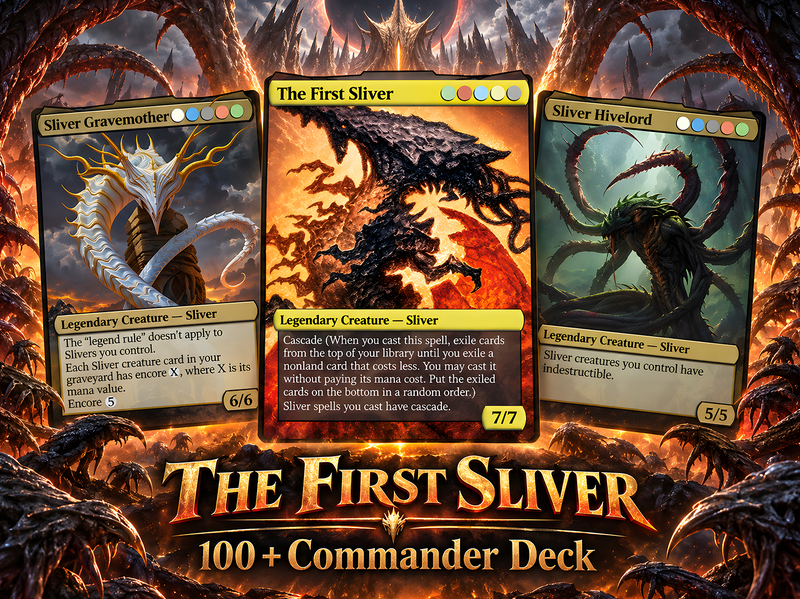 The First Sliver Custom Commander Deck | 115+ Cards | ProxyTCG — 1