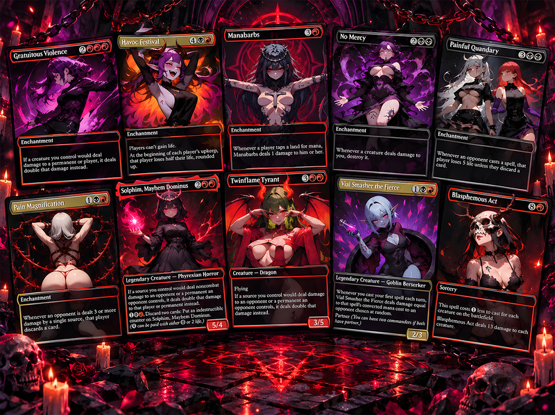 Burn Commander Deck – The Lord of Pain Commander | 112+ Cards | ProxyTCG — 3
