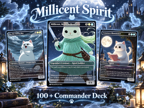 Millicent Spirit Cat Tribal Commander Deck | 103+ Cards | ProxyTCG — 1