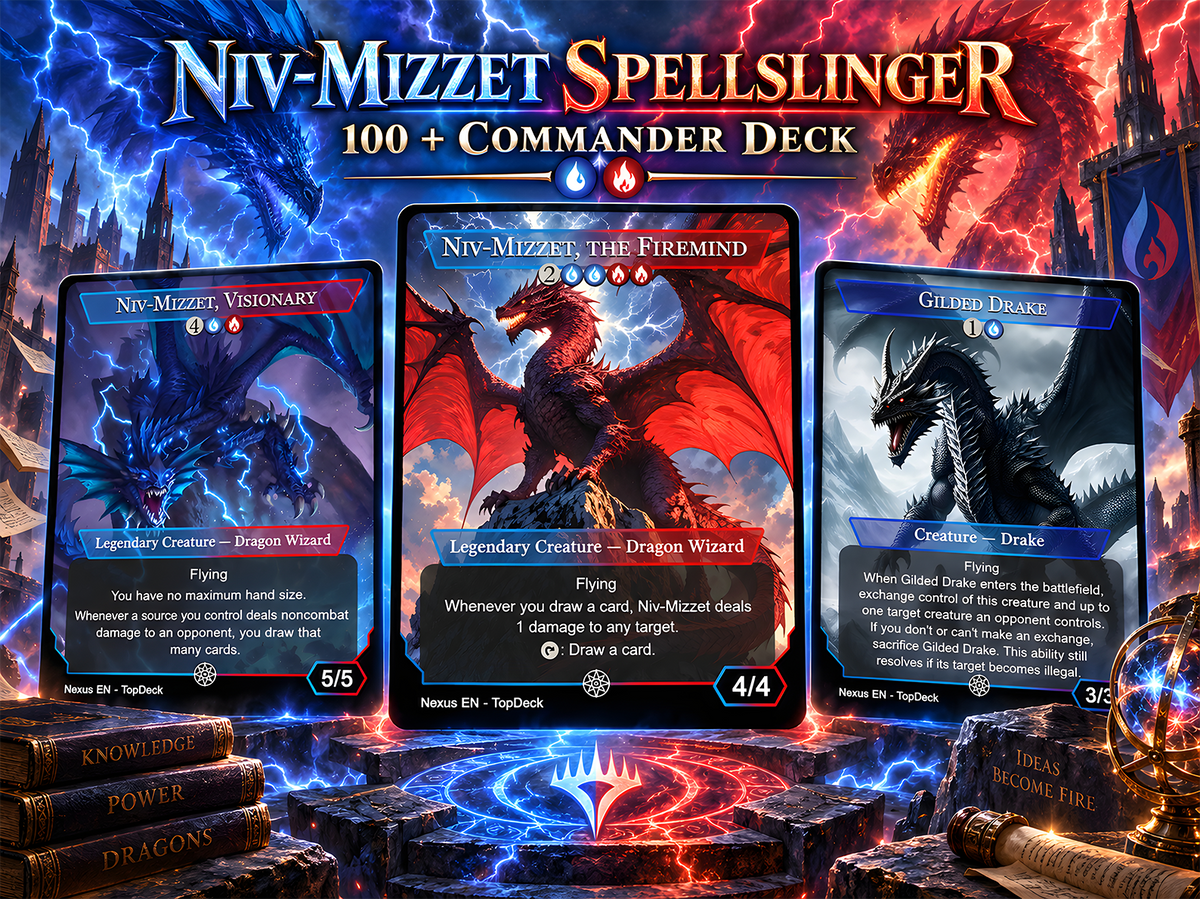 Niv-Mizzet Spellslinger Commander Deck | 107+ Cards | ProxyTCG — 1