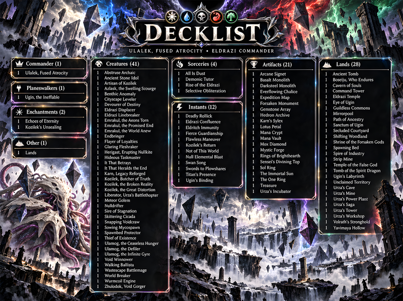 MH3 Eldrazi Commander Deck | 129+ Cards | ProxyTCG — 5