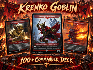 KRENKO GOBLIN TRIBAL COMMANDER DECK – 112+ CARDS - ProxyTCG