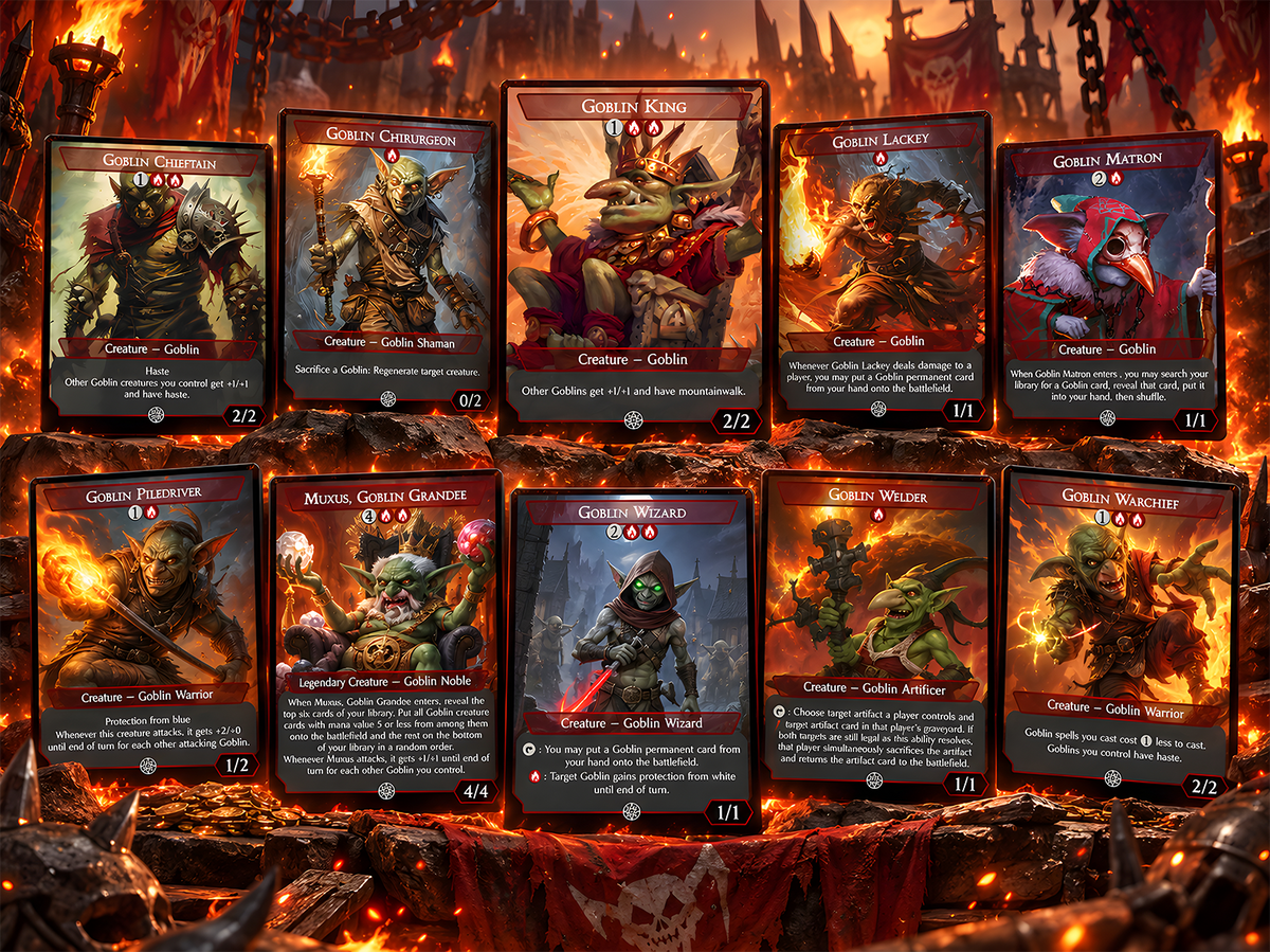 KRENKO GOBLIN TRIBAL COMMANDER DECK – 112+ CARDS - ProxyTCG — 2