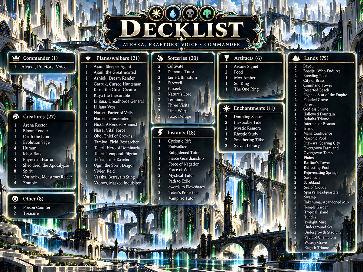 Atraxa, Praetors’ Ascent Commander Deck | 126+ Cards | ProxyTCG — 5
