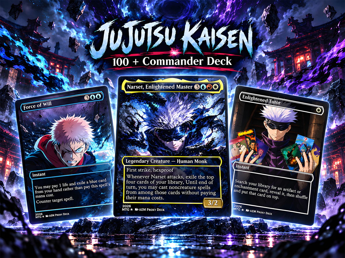 Jujutsu Kaisen Commander Deck | 103+ Cards | ProxyTCG — 1