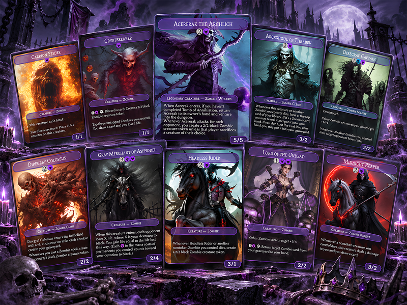 Wilhelt Zombie Tribal Commander Deck | 117+ Cards | ProxyTCG — 2