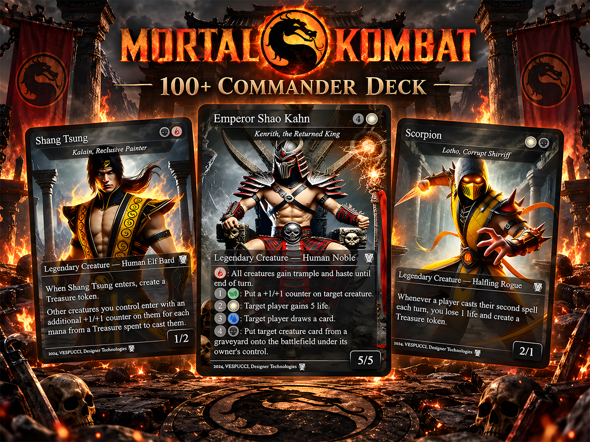 Motal Proxy Commander Deck | 121+ Cards | ProxyTCG — 1