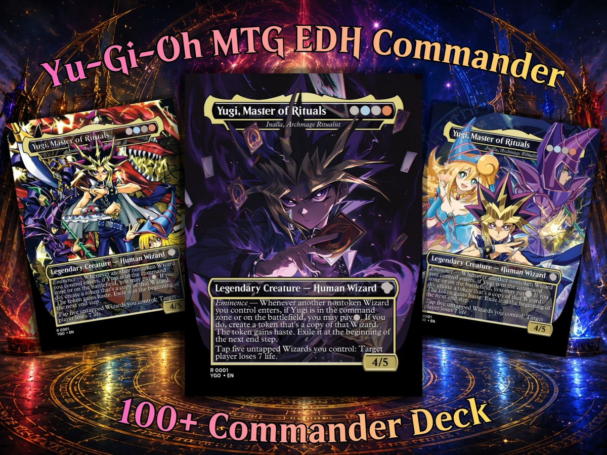 Yugioh Dark Magic Commander Deck | 111+ Cards | ProxyTCG