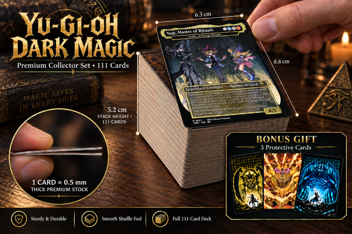 Yugioh Dark Magic Commander Deck | 111+ Cards | ProxyTCG [mockai LK-1 sha:bde671f3]