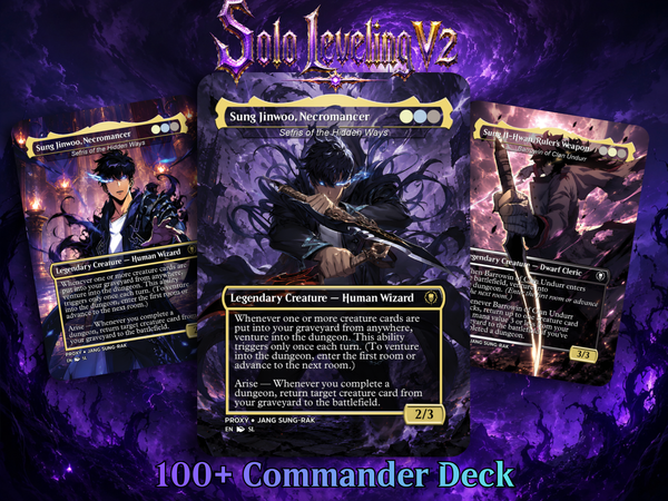 Solo Leveling Commander Deck V2 – 117+ Cards | ProxyTCG