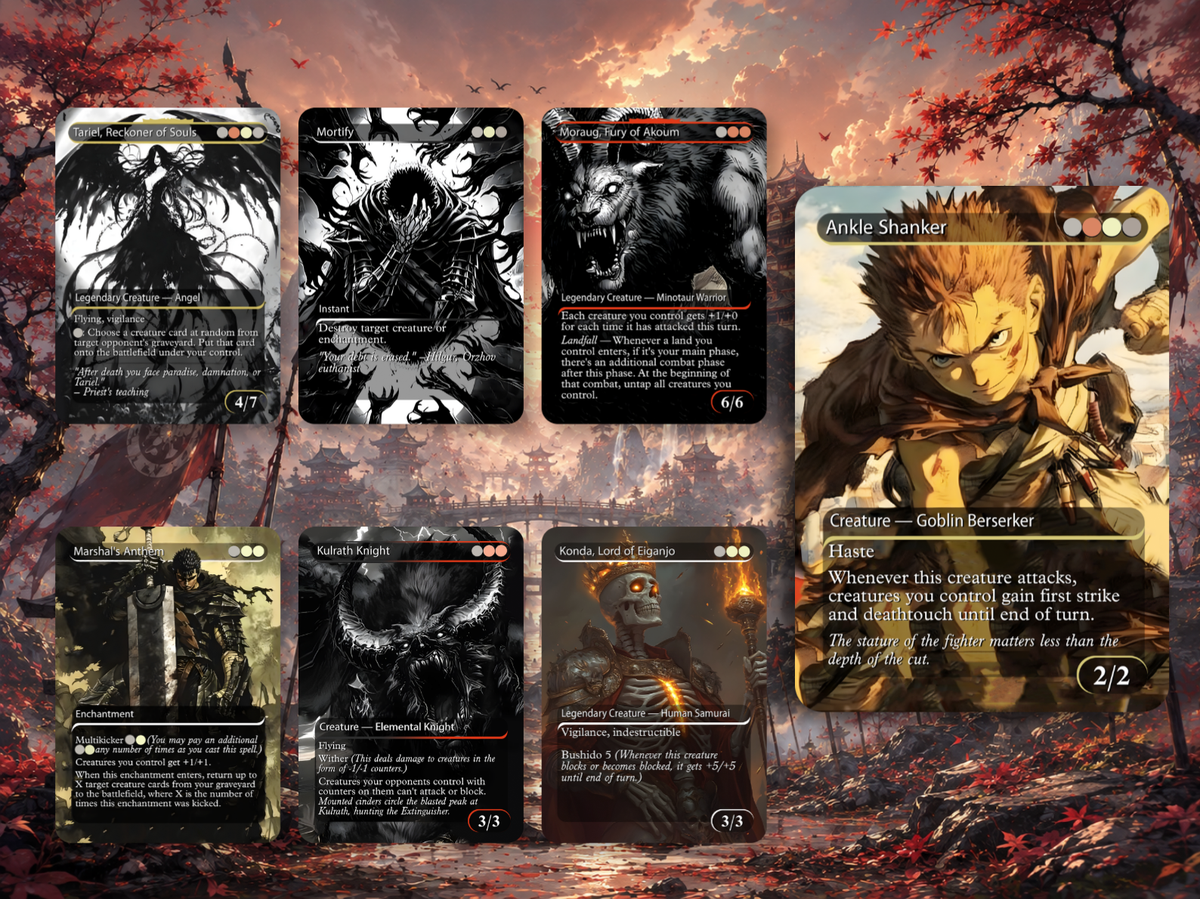 Berserk Anime Commander Deck –  109+ Cards - ProxyTCG