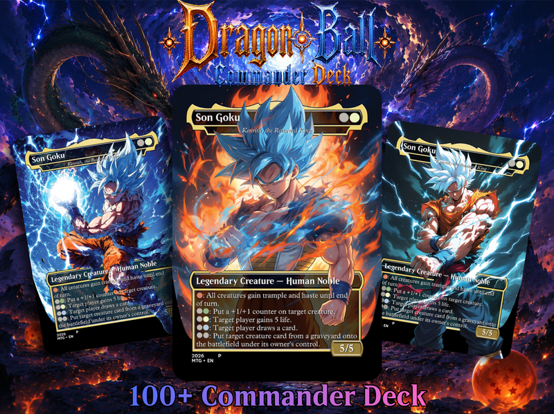 Dragon Ball MTG Proxy Commander Deck | 115+ Cards | ProxyTCG